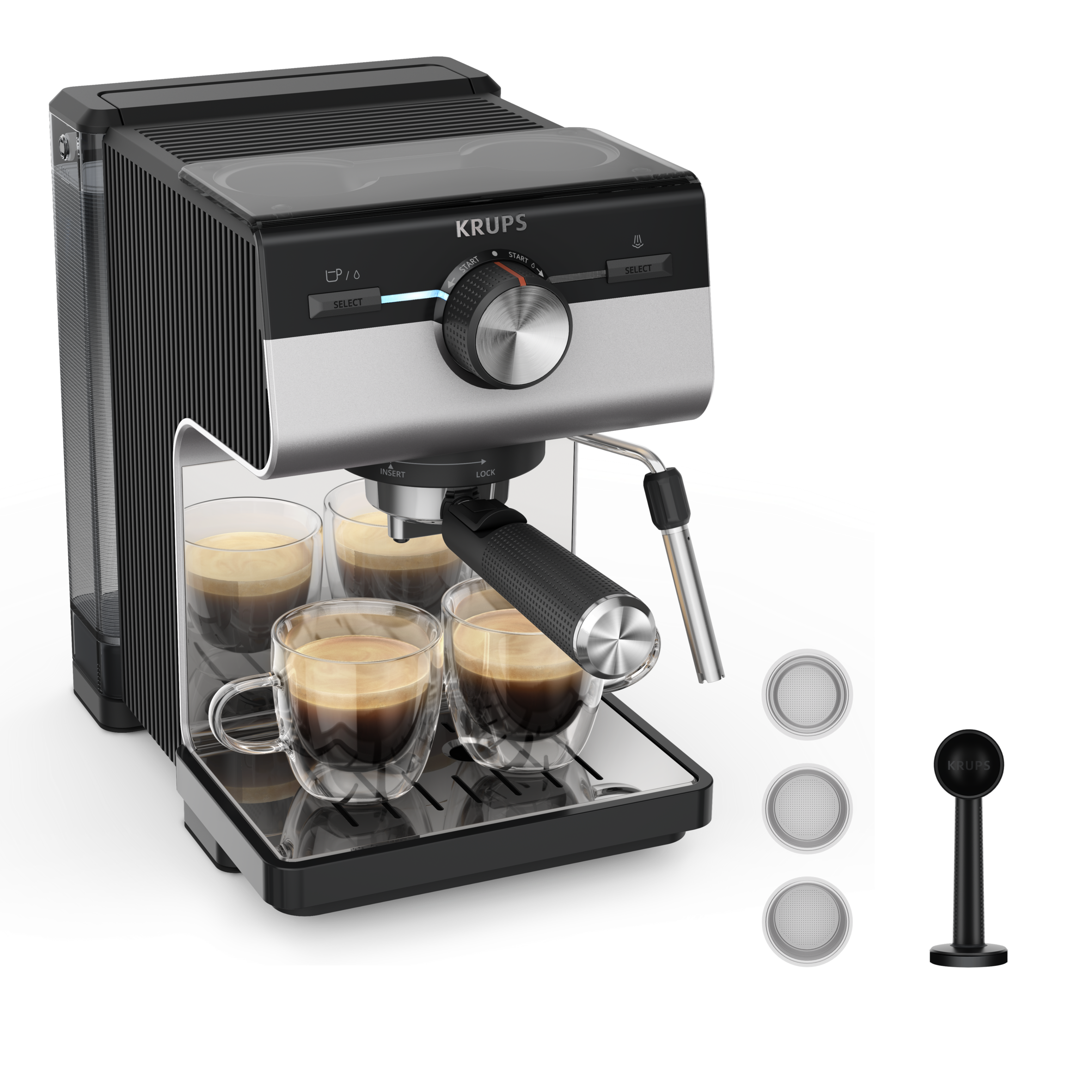 Authentic+ C90 XP384E Pistonmachine | Pistonmachines | Krups