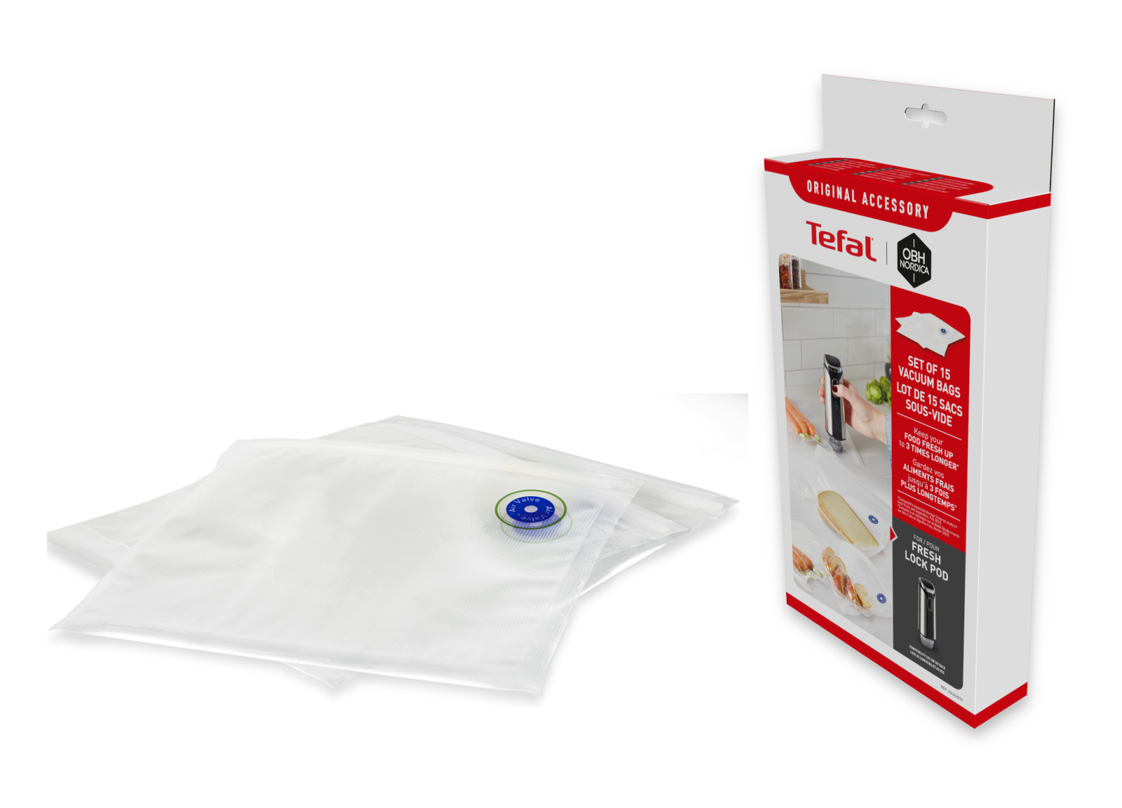 15 sacs alimentaires conservation sous-vide XA262010      