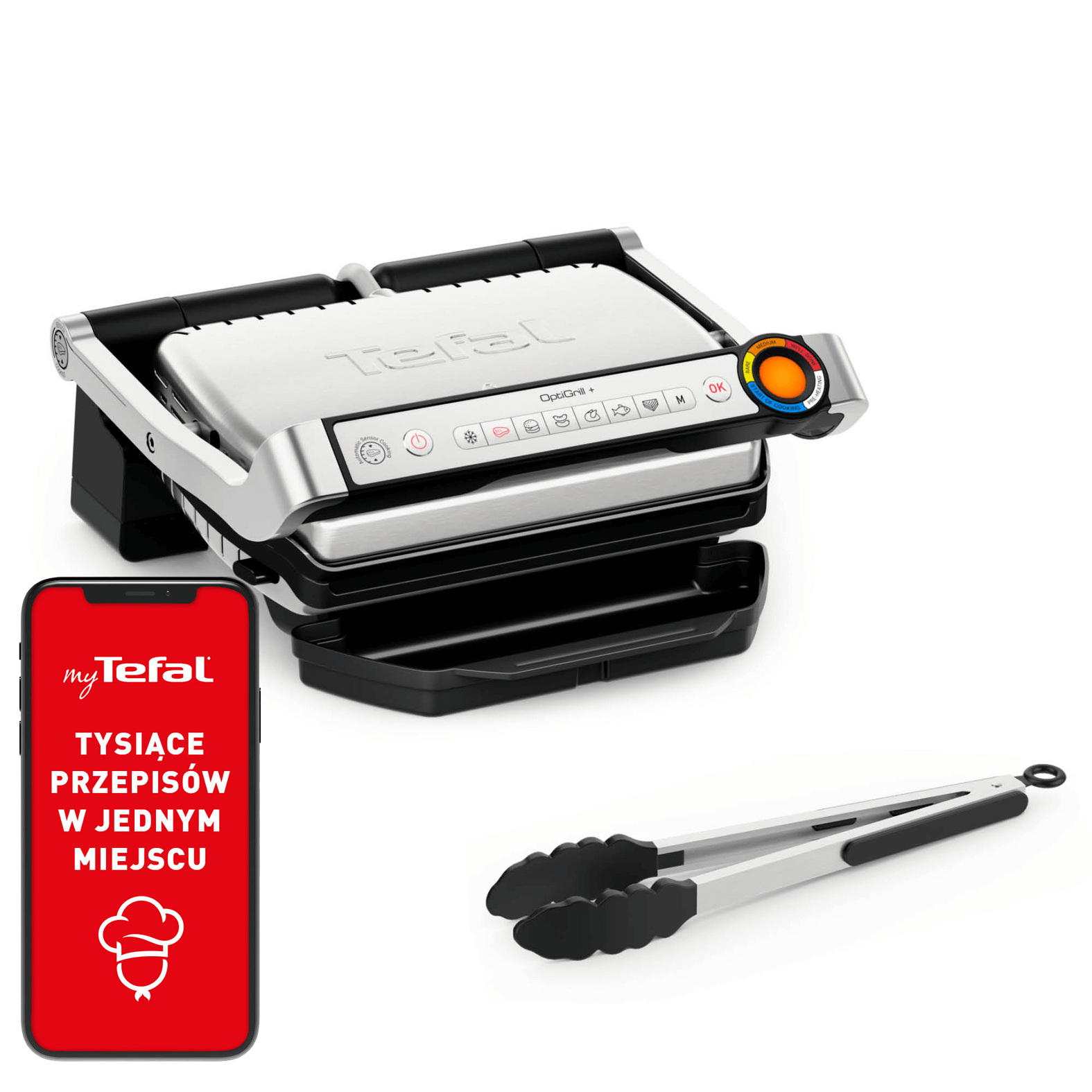 Grill elektryczny TEFAL OPTIGRILL+ GC718D