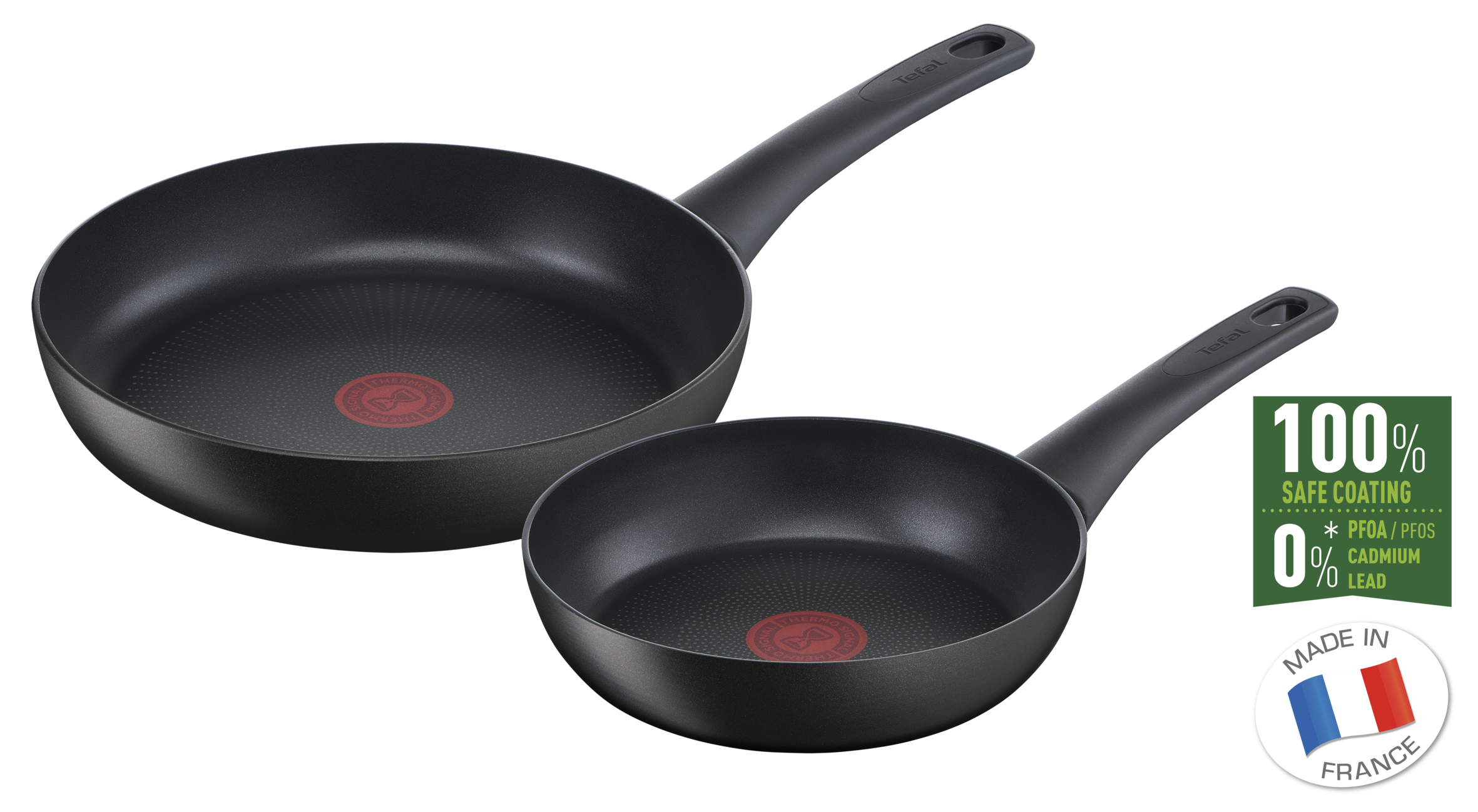 ULTIMATE ON Lot de 2 poêles 20/26 cm